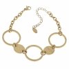 BRACELET GOLD CELEBRITY STAINLESS STEEL